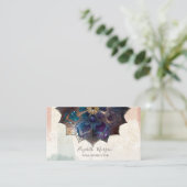 Carte De Visite Mandala, Confetti Aquarelle brosse (Debout devant)