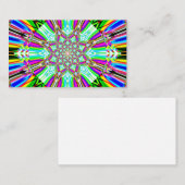 Carte De Visite Mandala cosmique - Votre nom ici (Devant / Derrière)