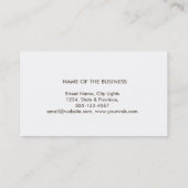 Carte De Visite Mandala Damask Yoga Holistic Méditation Massage (Dos)