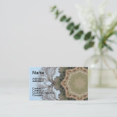 Carte De Visite Mandala d'arbre (Debout devant)