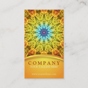 Carte De Visite Mandala de bouquet de fleur