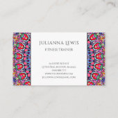 Carte De Visite Mandala de jardin de la vie (Dos)