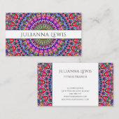 Carte De Visite Mandala de jardin de la vie (Devant / Derrière)