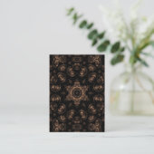 Carte De Visite Mandala de l'âge de bronze (Debout devant)