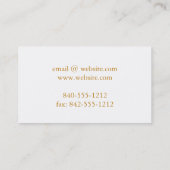 Carte De Visite Mandala de paix (Dos)