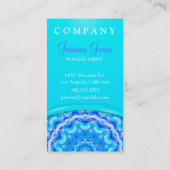 Carte De Visite Mandala de SeaStar enchanté par 121 (Dos)