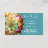 Carte De Visite Mandala du Solstice d'Été (Dos)