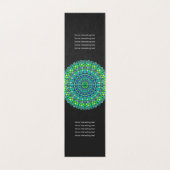 Carte De Visite Mandala fleuri floral (Intérieur déplié)