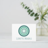 Carte De Visite Mandala géométrique (Debout devant)
