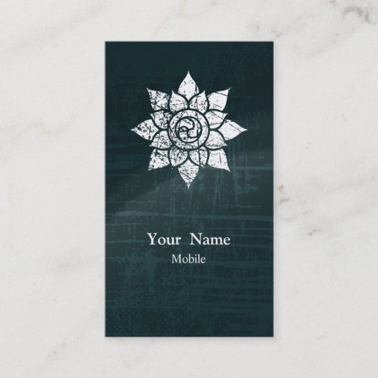 Carte De Visite Mandala grunge (Devant)