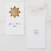 Carte De Visite Mandala grunge (Devant / Derrière)