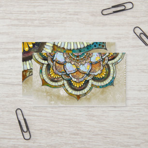 Carte De Visite Mandala Happiness