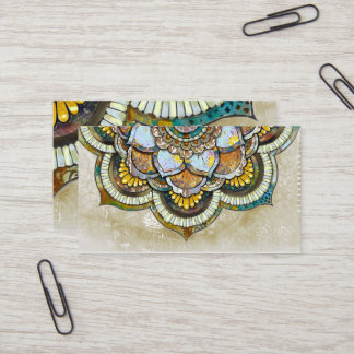 Carte De Visite Mandala Happiness