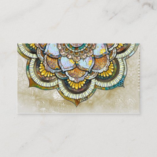 Carte De Visite Mandala Happiness (Devant)