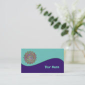 Carte De Visite Mandala Inde Style 1 (Debout devant)