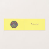 Carte De Visite Mandala Inde Style 1 (Intérieur déplié)