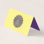 Carte De Visite Mandala Inde Style 1 (Dos)