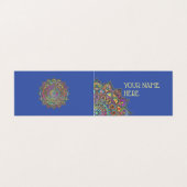 Carte De Visite Mandala Inde Style 1 (Extérieur déplié)