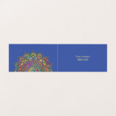 Carte De Visite Mandala Inde Style 1 (Intérieur déplié)