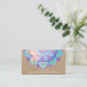 Carte De Visite Mandala Kraft de dévotion lumineuse (Debout devant)