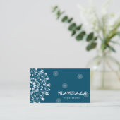 CARTE DE VISITE MANDALA LOGO CUSTOMISÉ YOGA INSTRUCTEUR (Debout devant)
