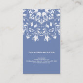 CARTE DE VISITE MANDALA LOGO CUSTOMISÉ YOGA INSTRUCTEUR (Dos)