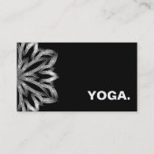 CARTE DE VISITE MANDALA LOGO CUSTOMISÉ YOGA INSTRUCTEUR (Devant)