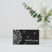 CARTE DE VISITE MANDALA LOGO CUSTOMISÉ YOGA INSTRUCTEUR (Debout devant)