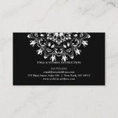 CARTE DE VISITE MANDALA LOGO CUSTOMISÉ YOGA INSTRUCTEUR (Dos)