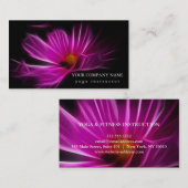 CARTE DE VISITE MANDALA LOGO CUSTOMISÉ YOGA INSTRUCTEUR (Devant / Derrière)