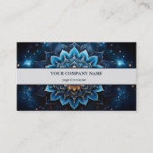 CARTE DE VISITE MANDALA LOGO CUSTOMISÉ YOGA INSTRUCTEUR (Devant)