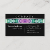 Carte De Visite Mandala moderne de nénuphar (Dos)