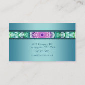 Carte De Visite Mandala moderne de nénuphar - mis à jour (Dos)