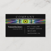 Carte De Visite Mandala moderne d'oeil de fleur (Dos)