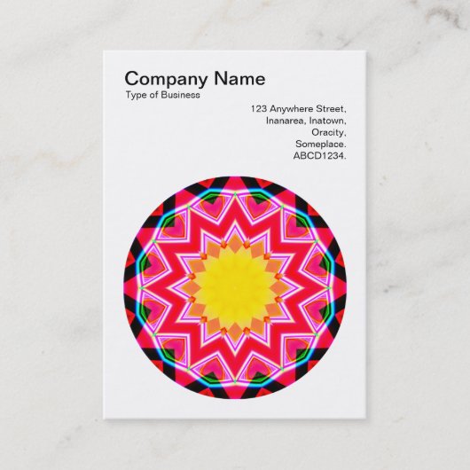Carte De Visite Mandala Motif 01 (Devant)