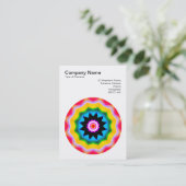 Carte De Visite Mandala Motif 011 (Debout devant)