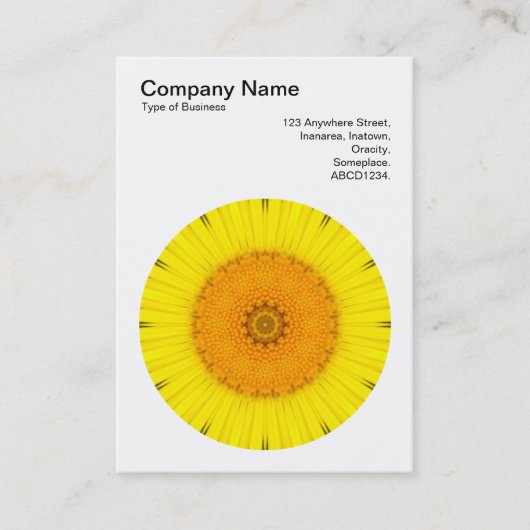 Carte De Visite Mandala Motif 017 (Devant)