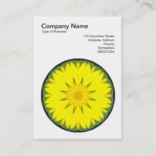 Carte De Visite Mandala Motif 018 (Devant)