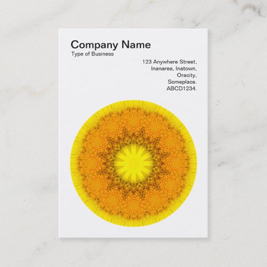 Carte De Visite Mandala Motif 019 (Devant)