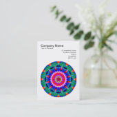 Carte De Visite Mandala Motif 026 (Debout devant)