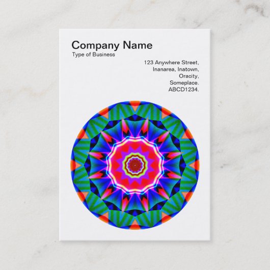 Carte De Visite Mandala Motif 026 (Devant)