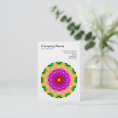 Carte De Visite Mandala Motif 027 (Debout devant)