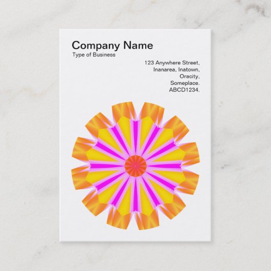 Carte De Visite Mandala Motif 03 (Devant)