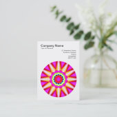 Carte De Visite Mandala Motif 030 (Debout devant)
