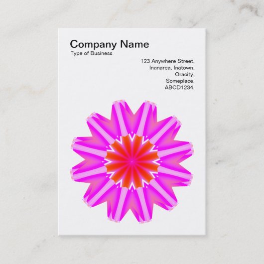 Carte De Visite Mandala Motif 04 (Devant)