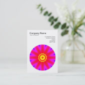 Carte De Visite Mandala Motif 05 (Debout devant)