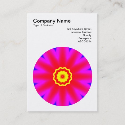 Carte De Visite Mandala Motif 05 (Devant)