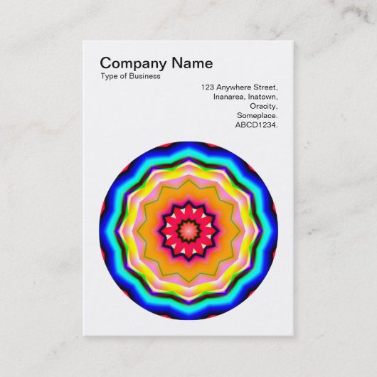 Carte De Visite Mandala Motif 06 (Devant)