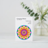 Carte De Visite Mandala Motif 07 (Debout devant)