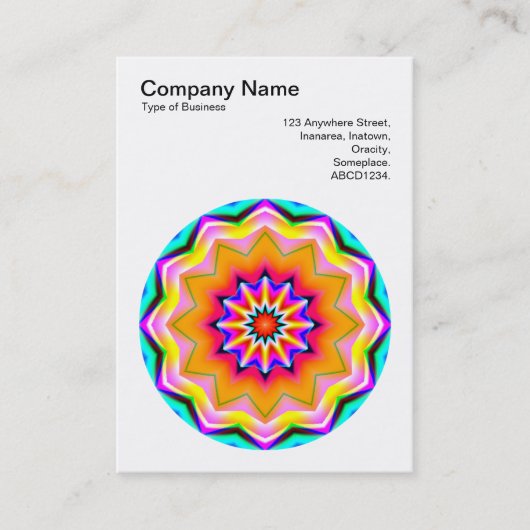 Carte De Visite Mandala Motif 07 (Devant)